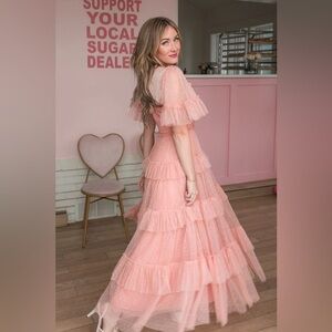 Ivy City Co. Whimsical Dress in beautiful coral, size M